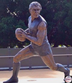 Statue of Russell Ebert