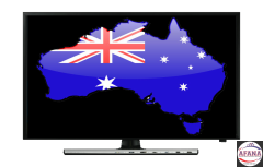 TVScreen with Aus Map