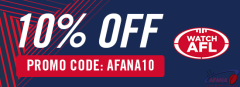 Get WatchAFL for 10% off with the AFANA discount code AFANA10