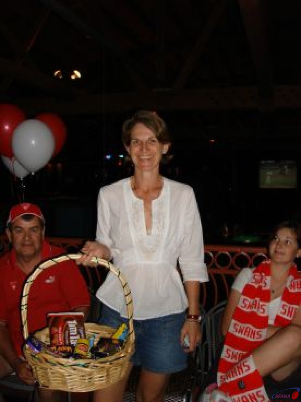 Second place raffle winner at the AANZA Grand Final party