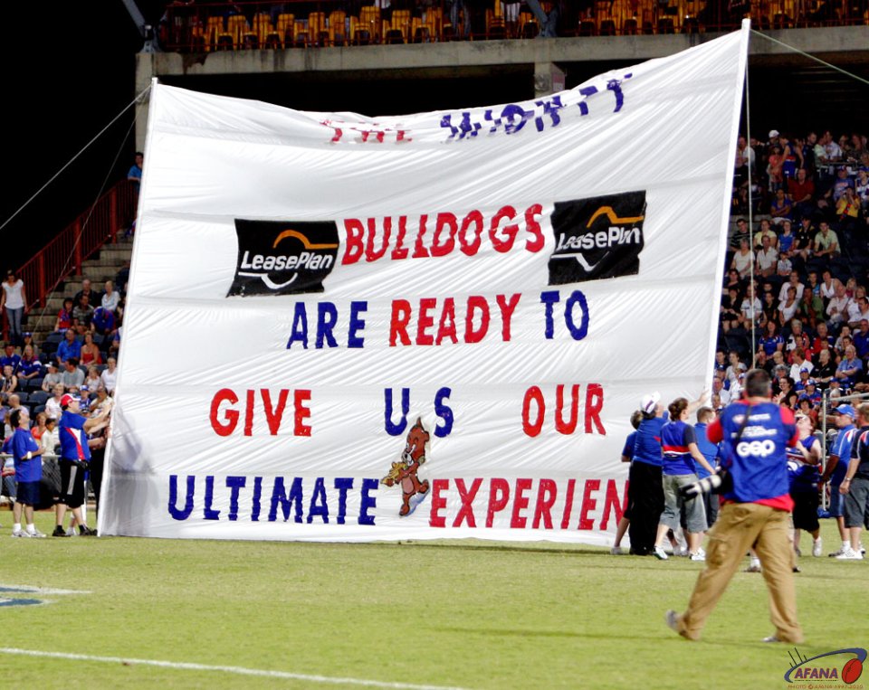 Western Bulldogs Banner.