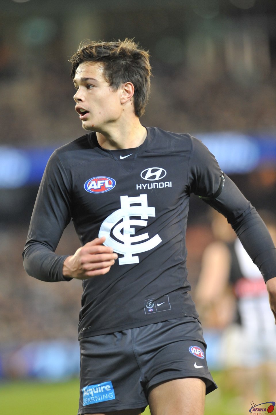 Third generation Silvagni playing for Carlton as Jack makes his debut against the old enemy Collingwood