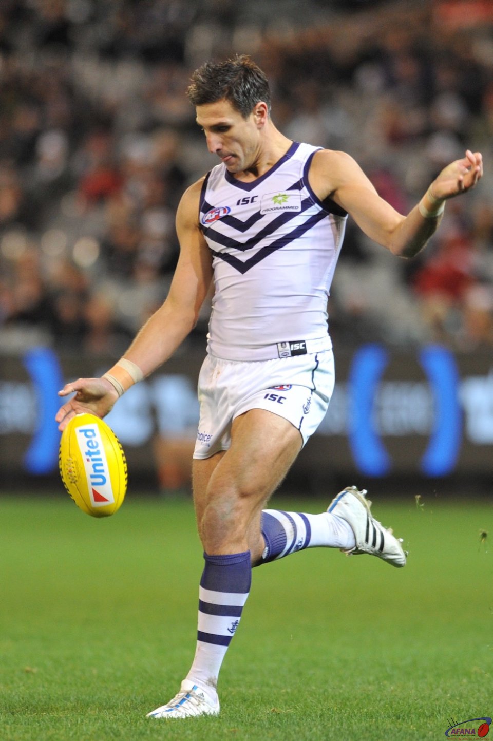 Matthew Pavlich keeps his goal scoring record at the MCG intact during his last game at the ground