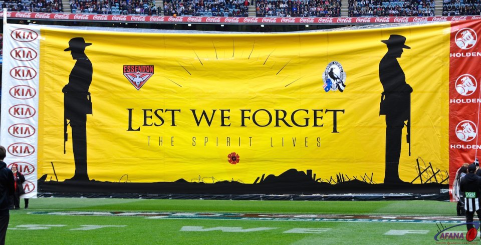 Lest We Forget team banner