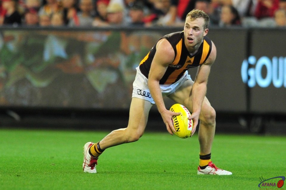 New recruit Tom Mitchell on the wing