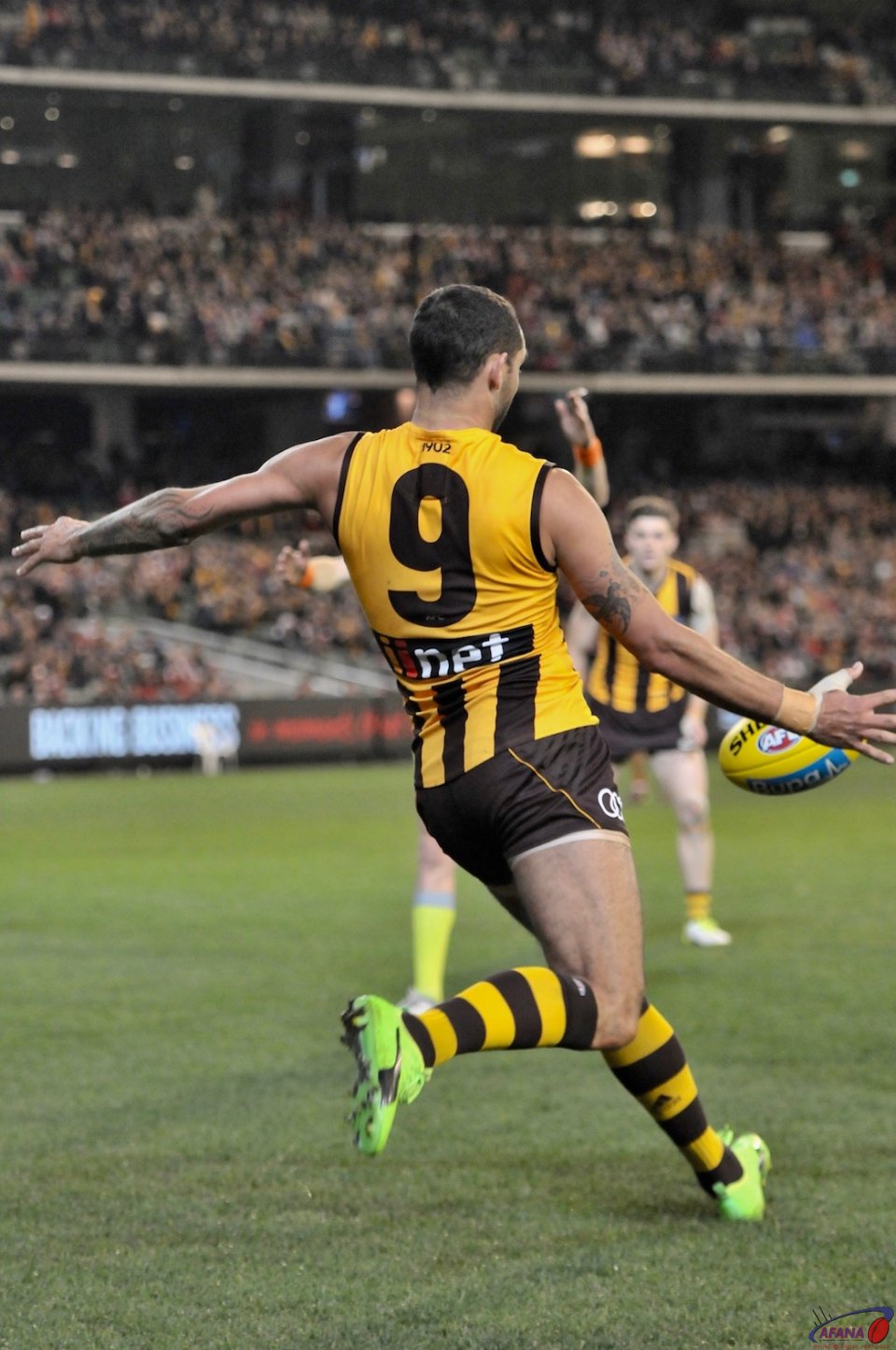 Silky smooth skills from the 300 game premiership player as he scores