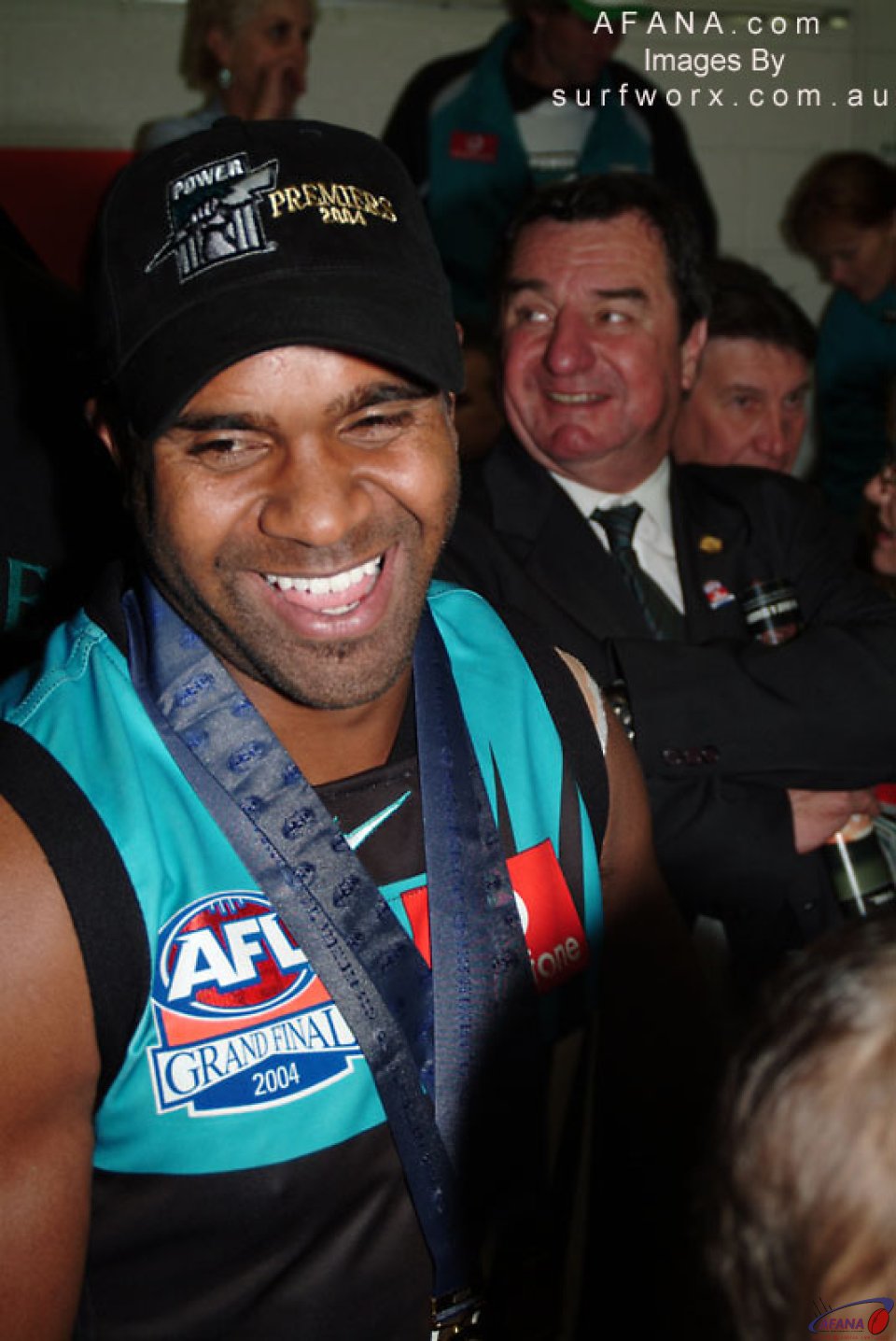 Byron Pickett, winner of the 2004 Norm Smith Medal, for best on ground in the Grand Final.