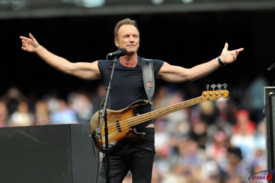 Sting at the AFL Grand Final
