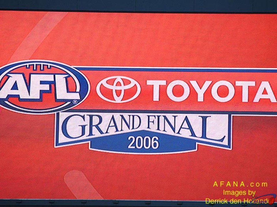 [b]The scoreboard tells the story of the upcoming battle between the best two AFL sides of season 2006[/b]