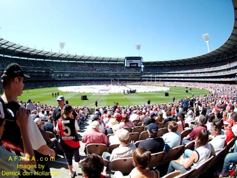 [b]Pre-game entertainment at the MCG, from a spectator's perspective[/b]