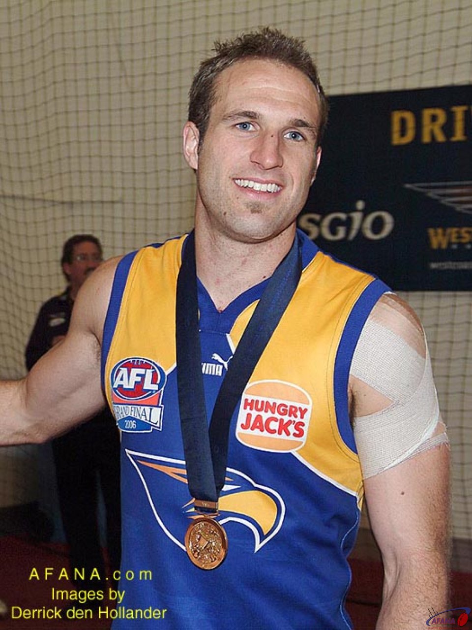 [b]West Coast captain Chris Judd look exhausted, but content, after the 2006 AFL Grand Final[/b]