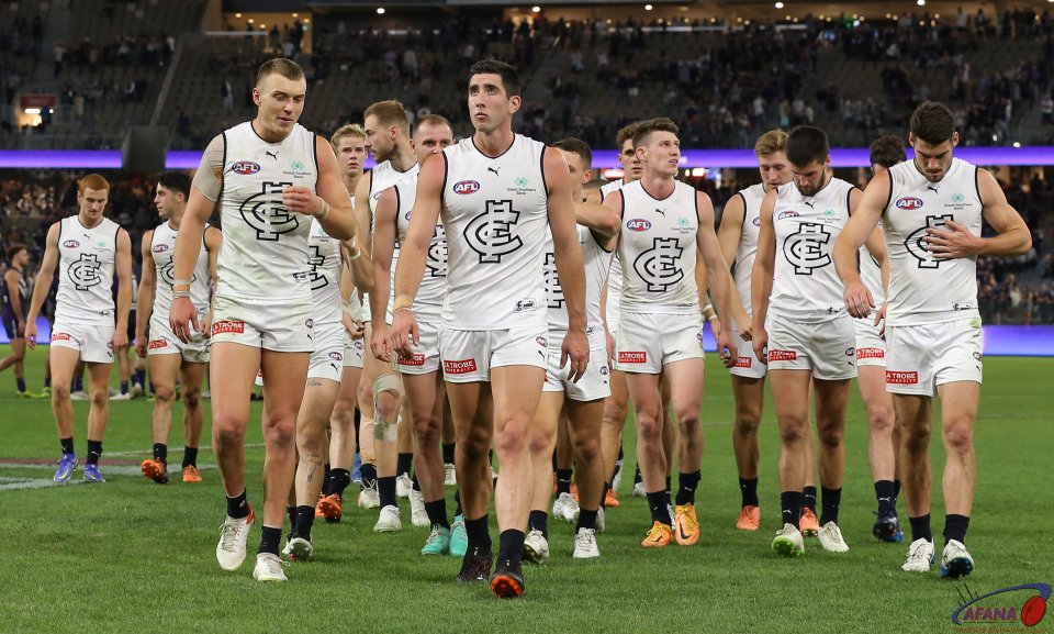 Carlton defeated by the Dockers