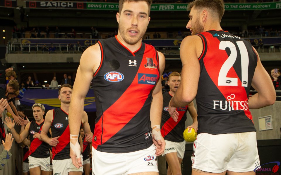 Merrett and Heppell lead out Essendon