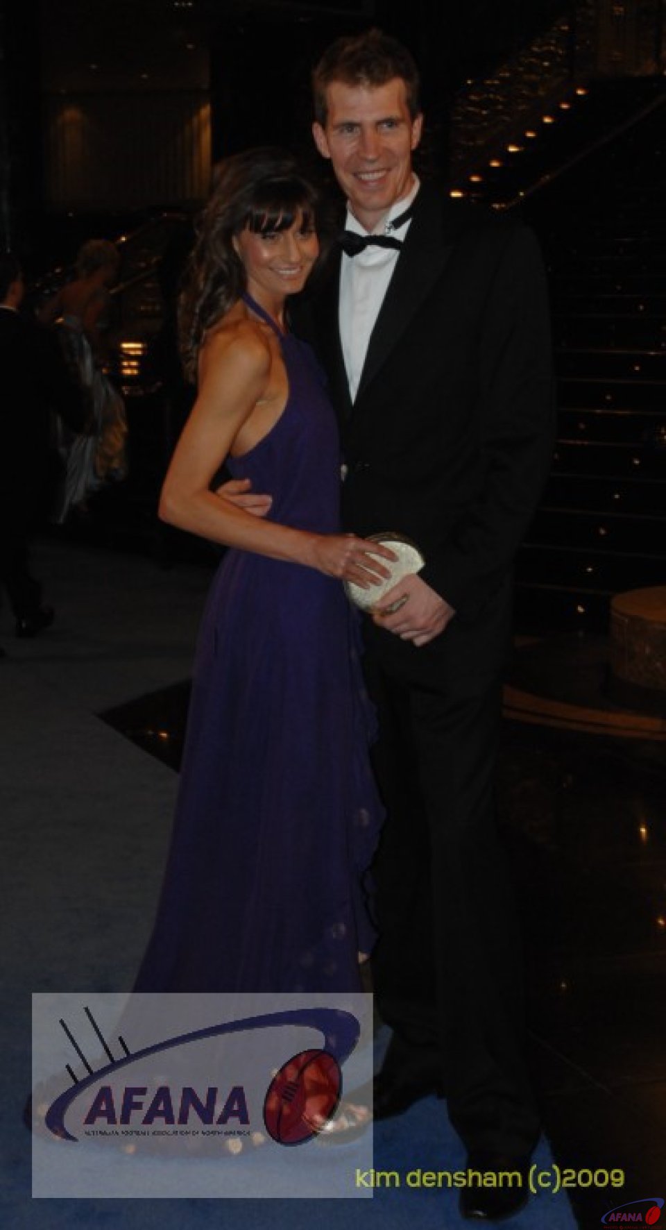 Melbourne President Jimmy Stynes And Wife Sam