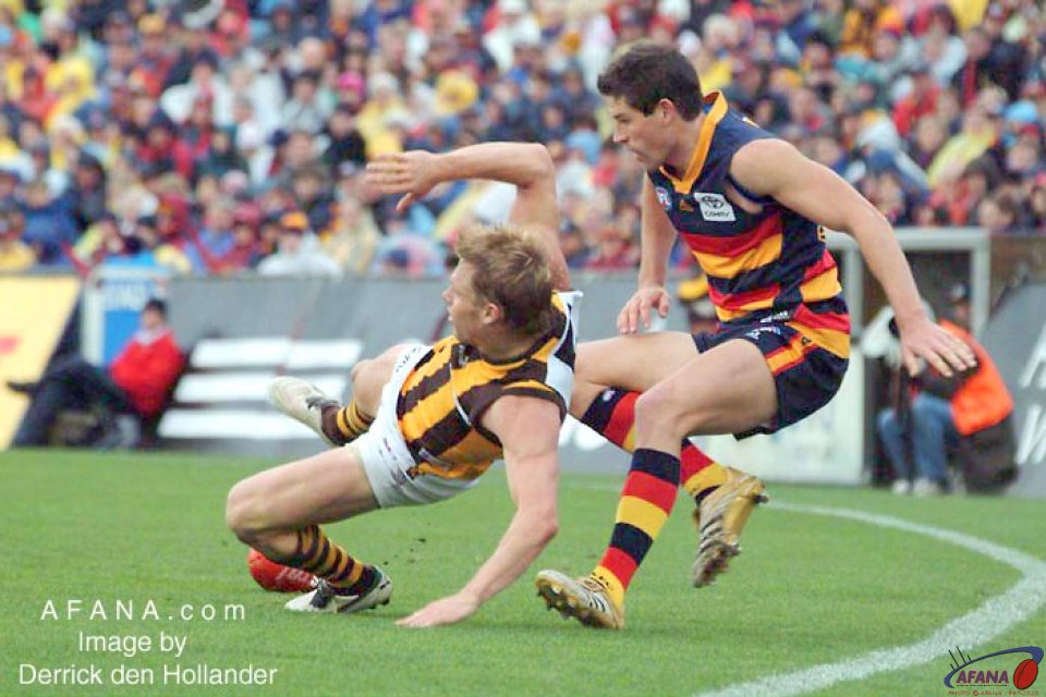 [b]Boundary line pressure during the Adelaide-v-Hawthorn match at AAMI Stadium[/b]