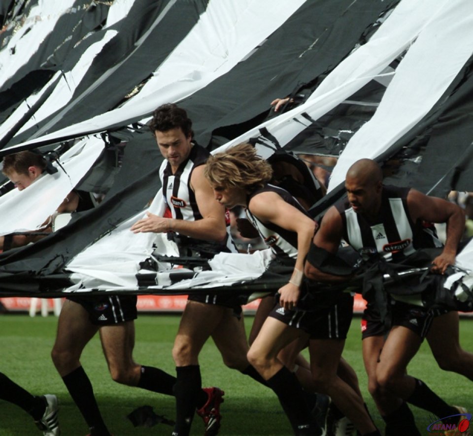[b]Collingwood rookie Dale Thomas has his first official function as a Magpies player[/b]