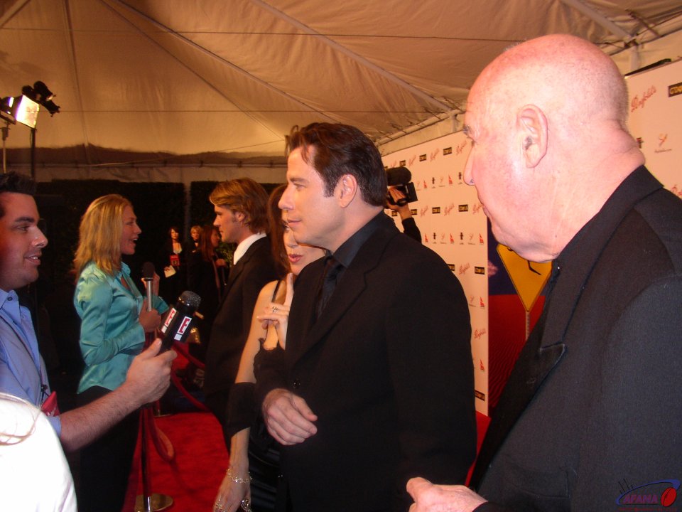 John Travolta and wife Kelly Preston