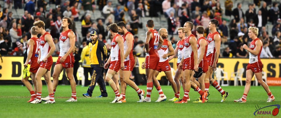 Dejected Swans leave the G having let one get away from them