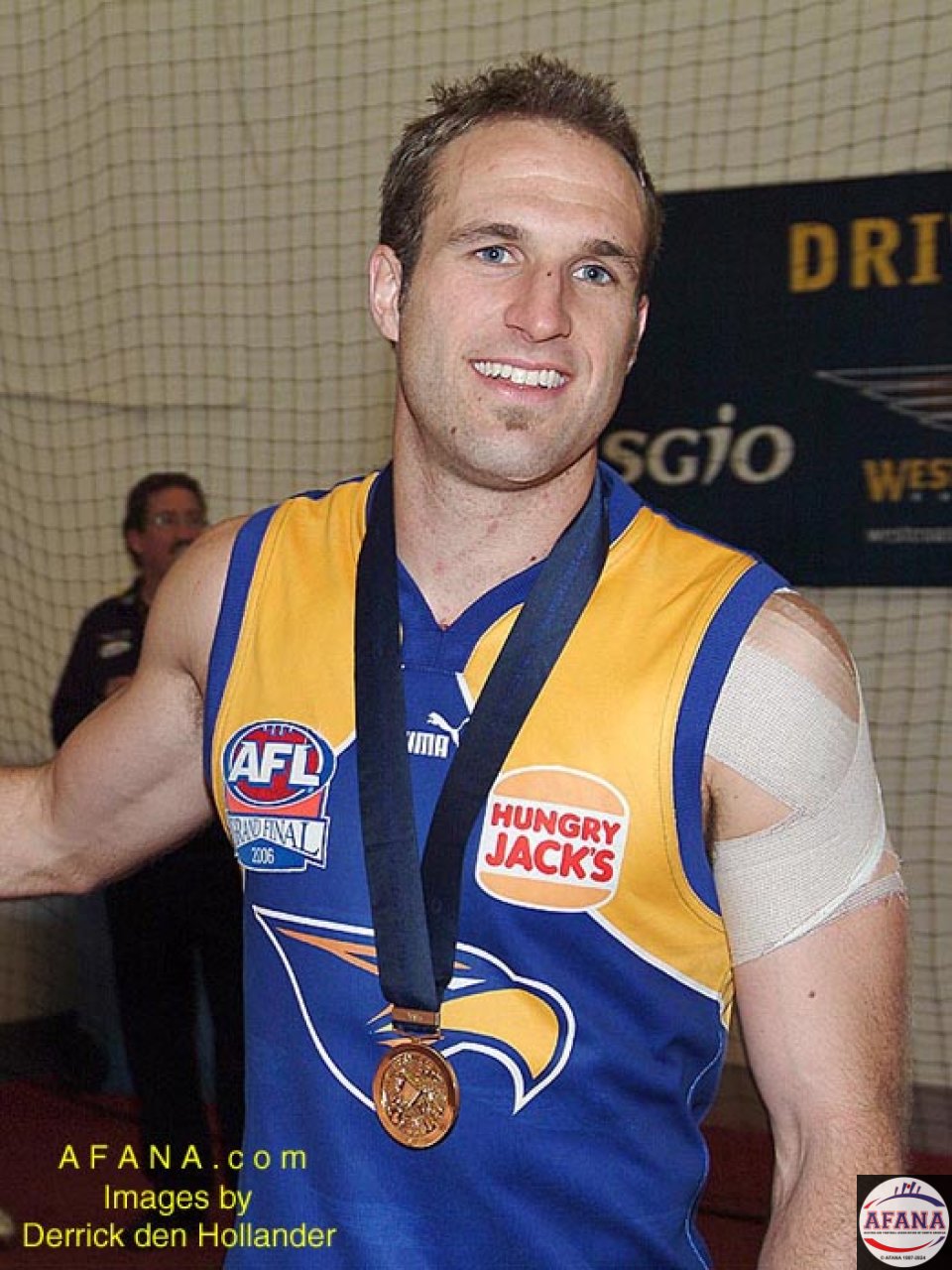 [b]West Coast captain Chris Judd look exhausted, but content, after the 2006 AFL Grand Final[/b]